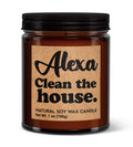 Alexa Clean the House Soy Candle - Votive Soy Candle